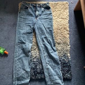 Blue mom jeans
